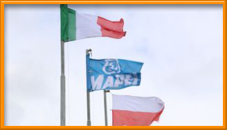 flagi włoch, mapei, polski